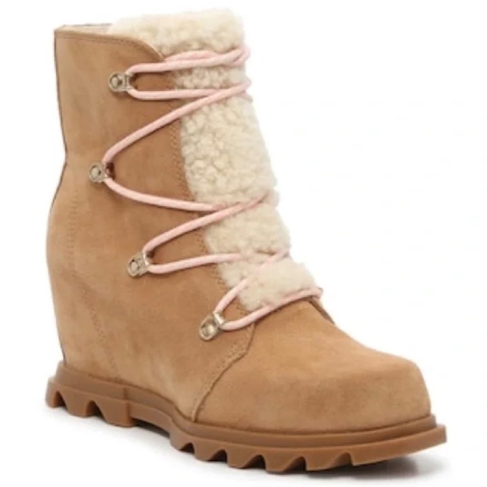Sorel Joan of Artic Wedge Snow Boot with Shearling